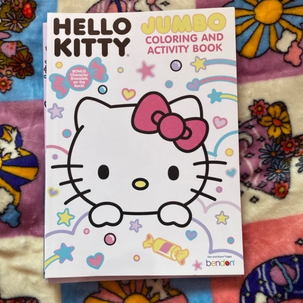 Hello Kitty Mega Coloring/Activity Bundle (7) Books and (1) Set of Crayons - Picture 7 of 9